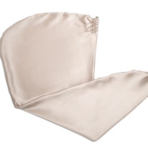 jedwabny recznik turban bezowy Queen Sleep 3