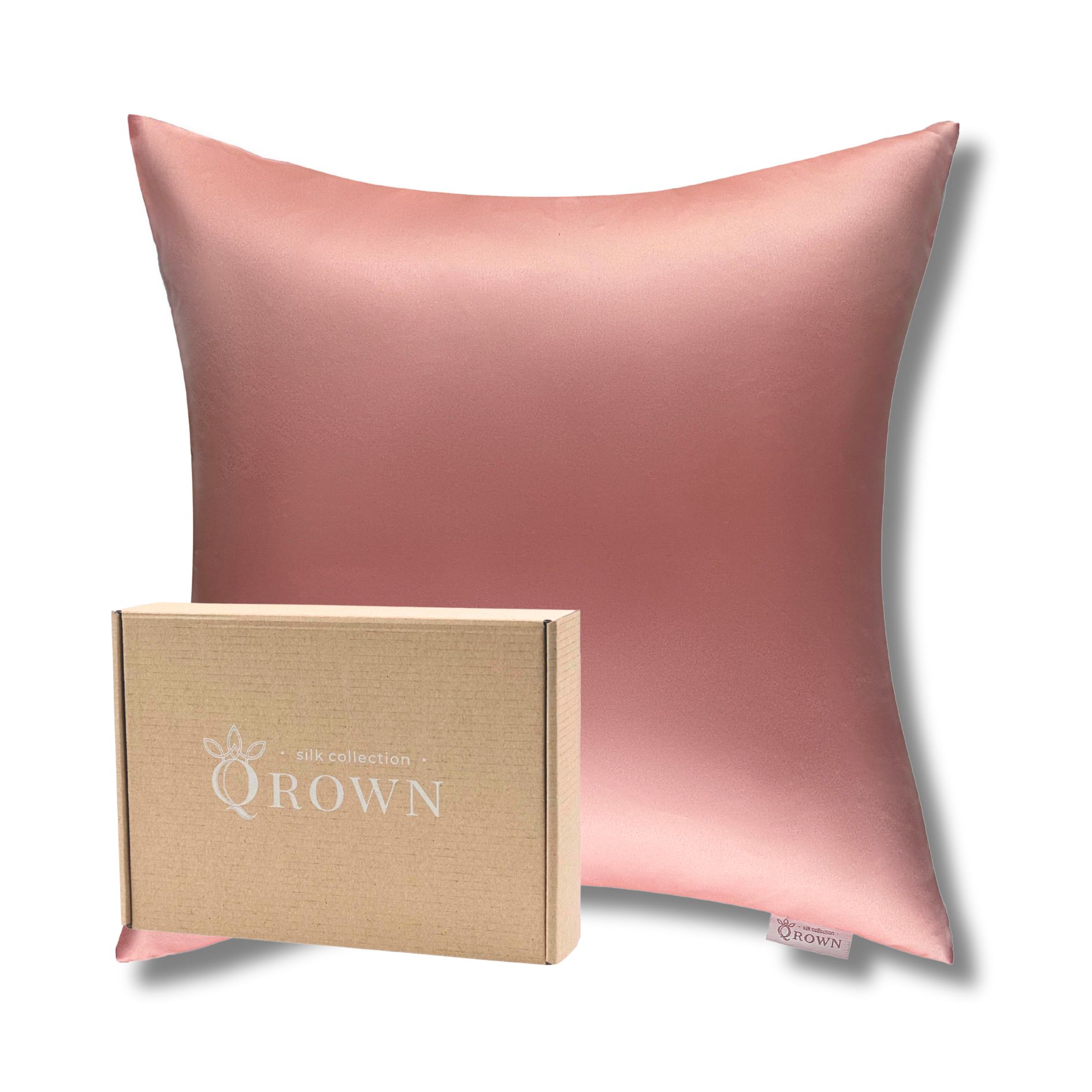 Outlet: Poszewka Jedwabna 40x40cm 100% Jedwab: Różowa