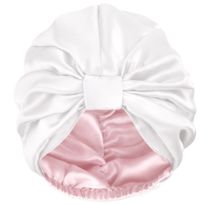 dwustronny jedwabny turban